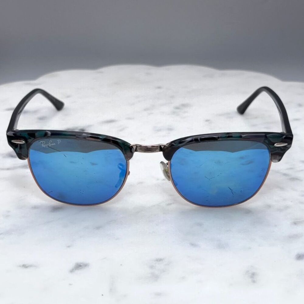 Ray-Ban RB 3016 1255/71 Clubmaster Fleck Sunglasses Frames Only 51-21-145